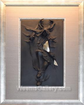 Blk Framed Relief by Andrew Rodriguez
